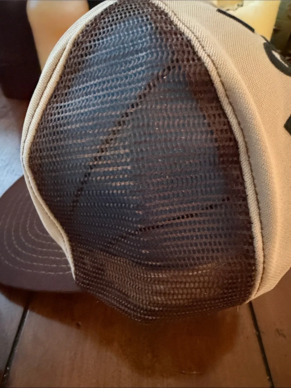 Two-Tone Brown Trucker Cap